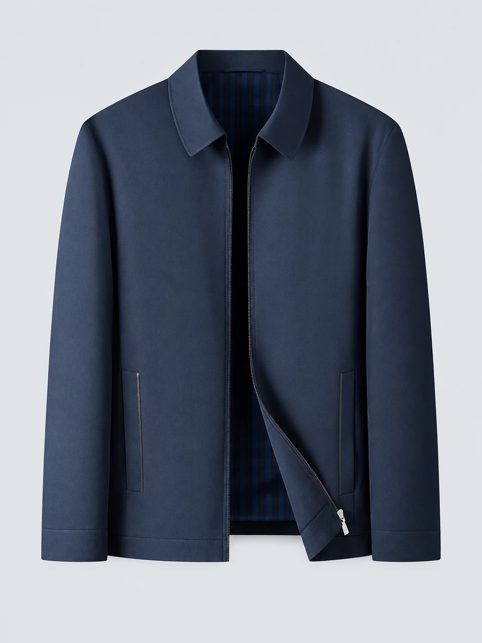 Drew Jacket — Navy Blue — Product photograph