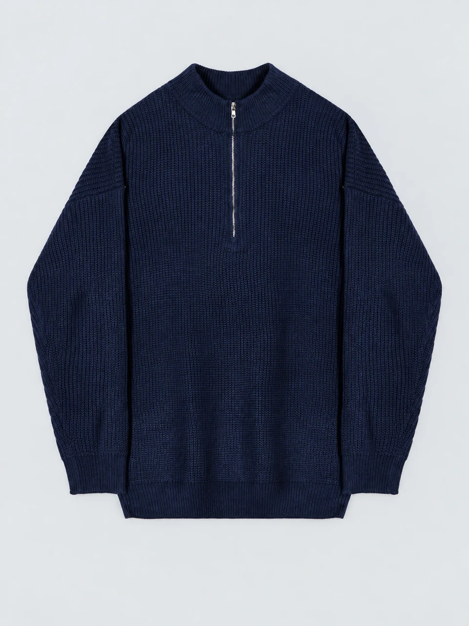 Theo Sweater — Navy Blue — Product front