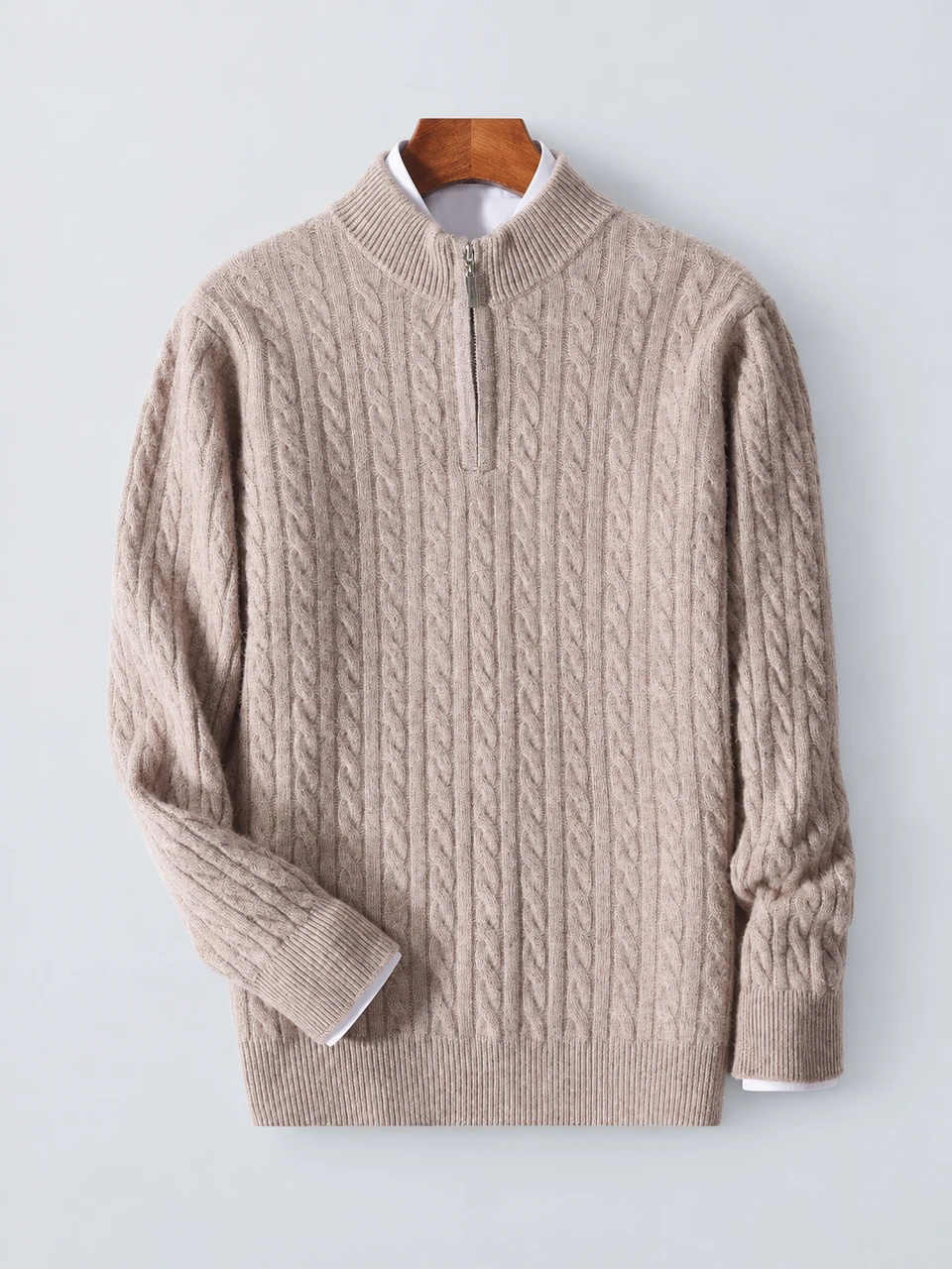 Drew Sweater — Camel — Product front